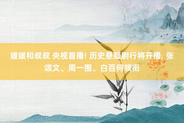 媛媛和叔叔 央视首播! 历史悬疑剧行将开播， 张颂文、周一围、白百何领衔