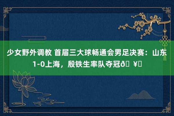 少女野外调教 首届三大球畅通会男足决赛：山东1-0上海，殷铁生率队夺冠🥇