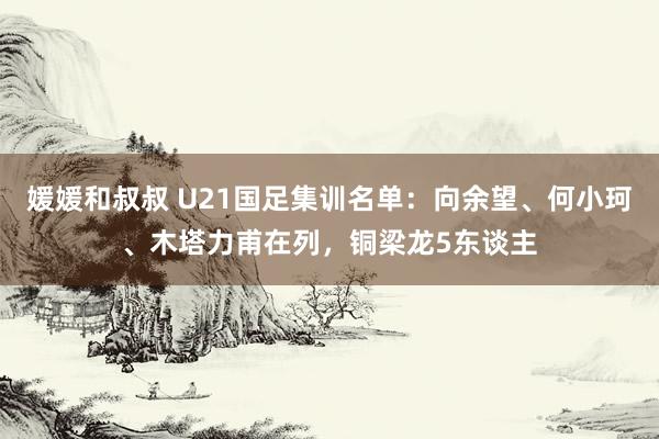 媛媛和叔叔 U21国足集训名单：向余望、何小珂、木塔力甫在列，铜梁龙5东谈主