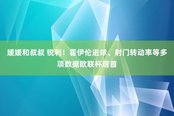 媛媛和叔叔 锐利！霍伊伦进球、射门转动率等多项数据欧联杯居首