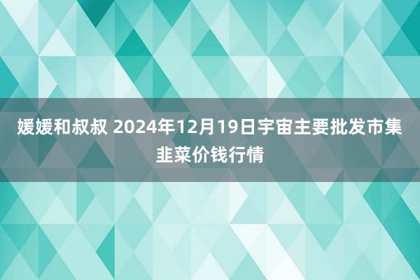 媛媛和叔叔 2024年12月19日宇宙主要批发市集韭菜价钱行情