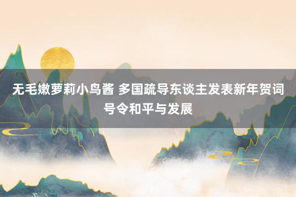 无毛嫩萝莉小鸟酱 多国疏导东谈主发表新年贺词号令和平与发展